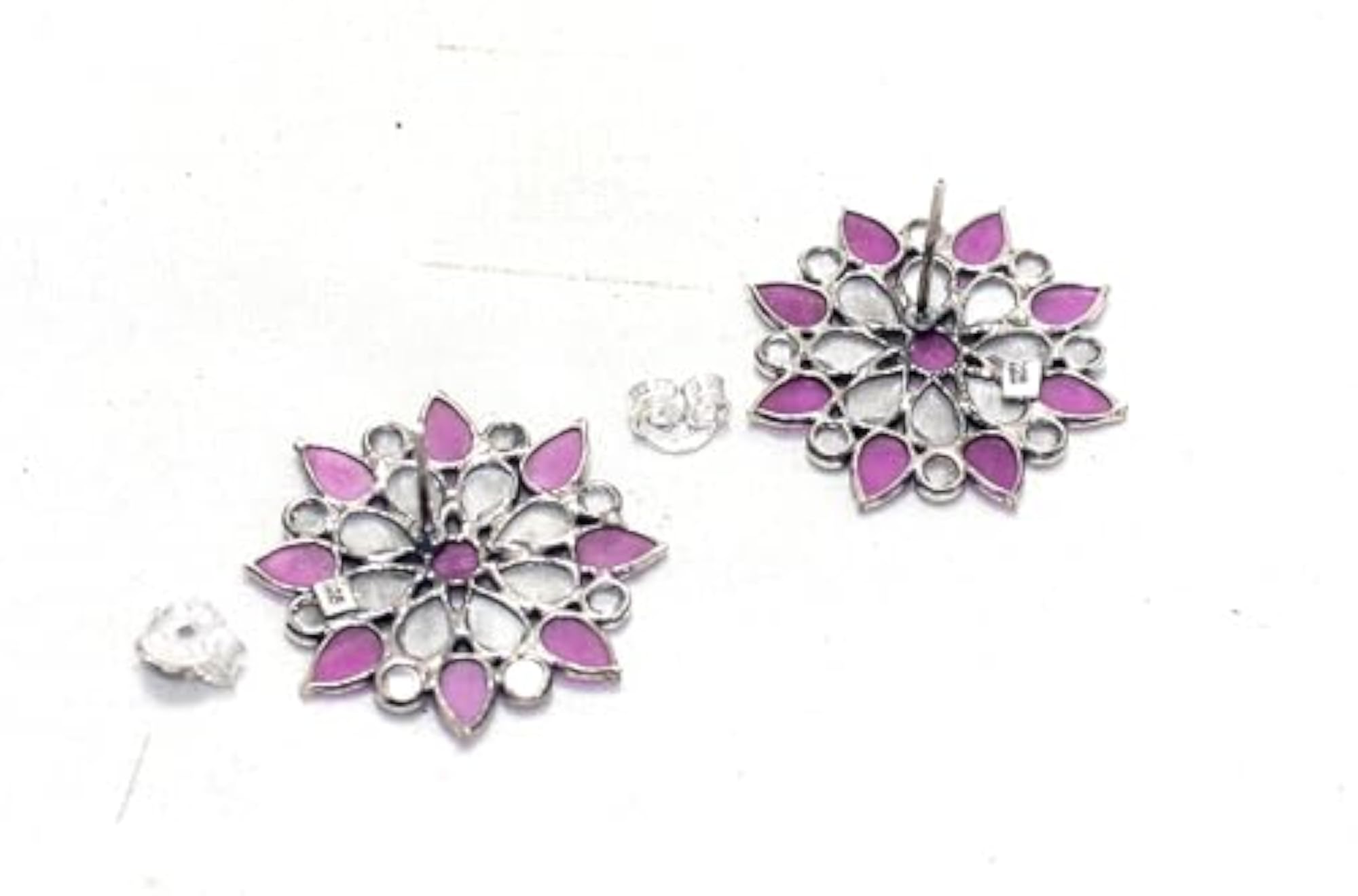 925 Sterling Silver Cubic Zirconia Stud Earrings